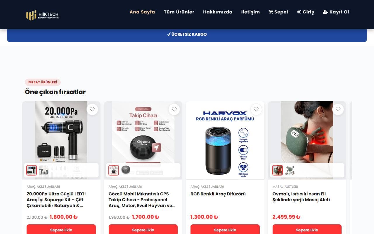 hiiktech.com web sitesi önizlemesi